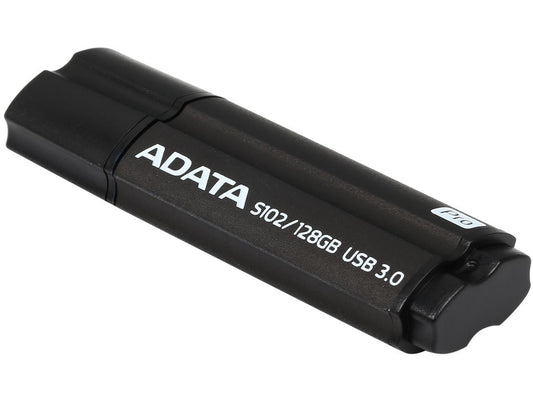 ADATA 128GB S102 Pro Advanced USB 3.0 Flash Drive, Speed Up to 100MB/s (AS102P-128G-RGY)