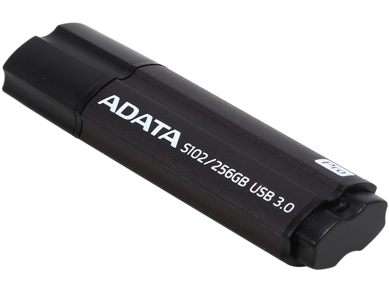 ADATA 256GB S102 Pro Advanced USB 3.0 Flash Drive, Speed Up to 200MB/s (AS102P-256G-RGY)