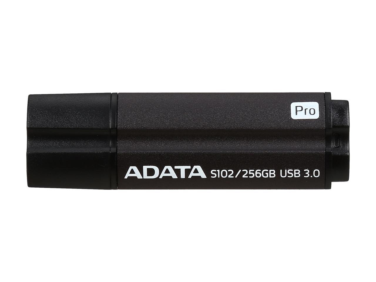 ADATA 256GB S102 Pro Advanced USB 3.0 Flash Drive, Speed Up to 200MB/s (AS102P-256G-RGY)