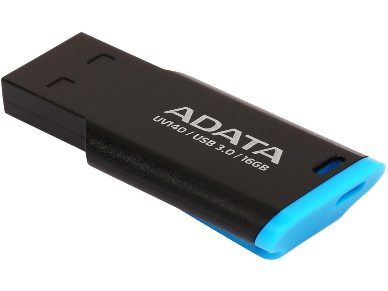 ADATA 16GB UV140 Bookmarked, Capless USB 3.0 Flash Drive (AUV140-16G-RBE)