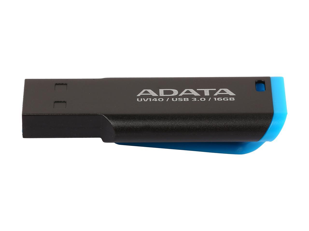 ADATA 16GB UV140 Bookmarked, Capless USB 3.0 Flash Drive (AUV140-16G-RBE)