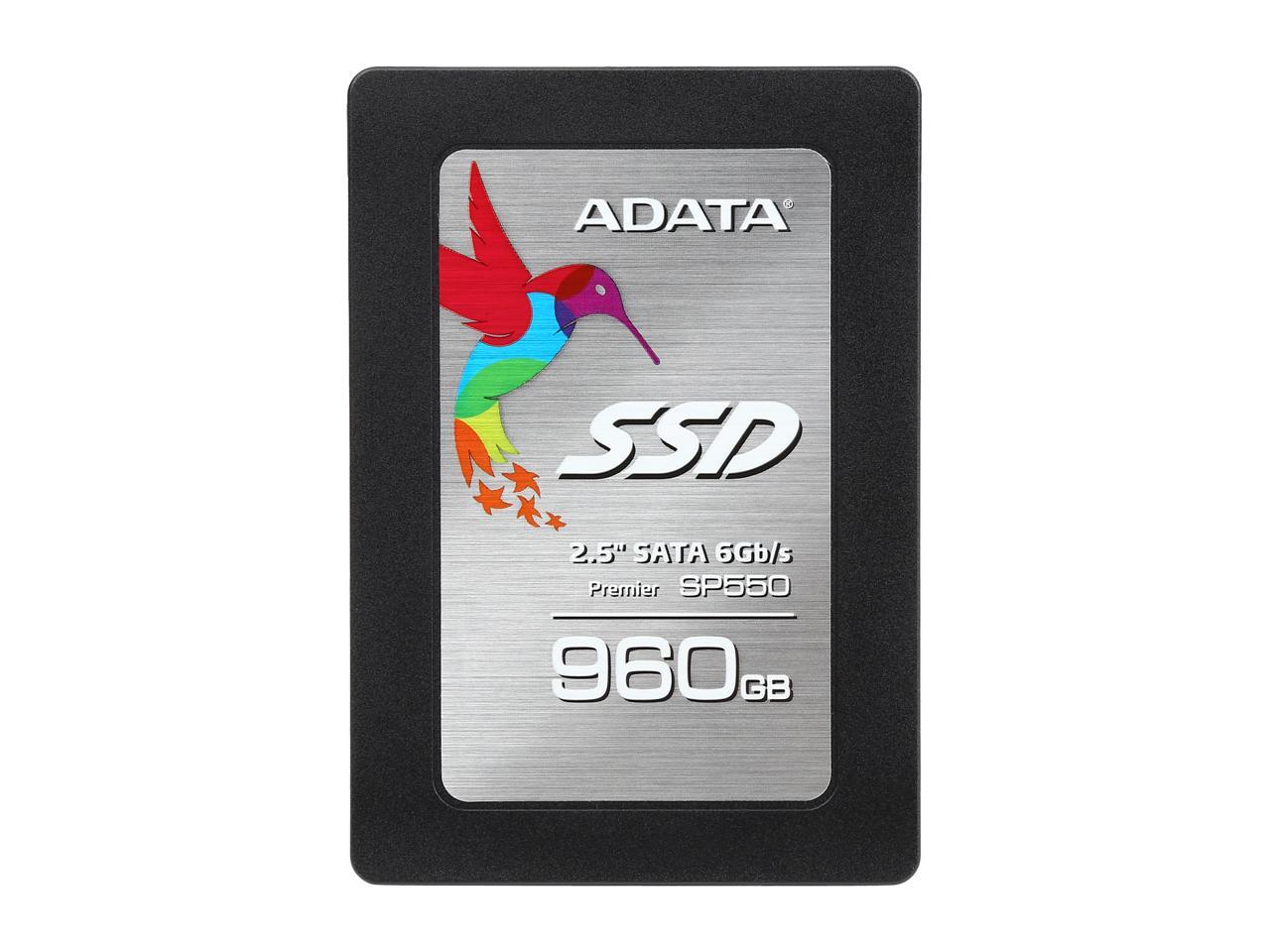 ADATA Premier SP550 2.5" 960GB SATA III TLC Internal Solid State Drive (SSD) ASP550SS3-960GM-C