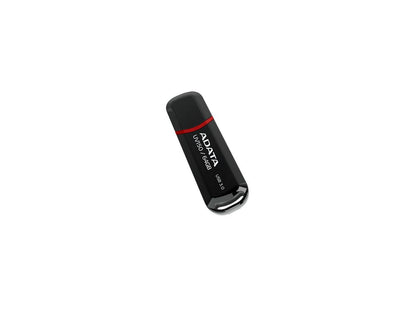 ADATA 64GB UV150 Snap-on Cap USB 3.1 Flash Drive (AUV150-64G-RBK)