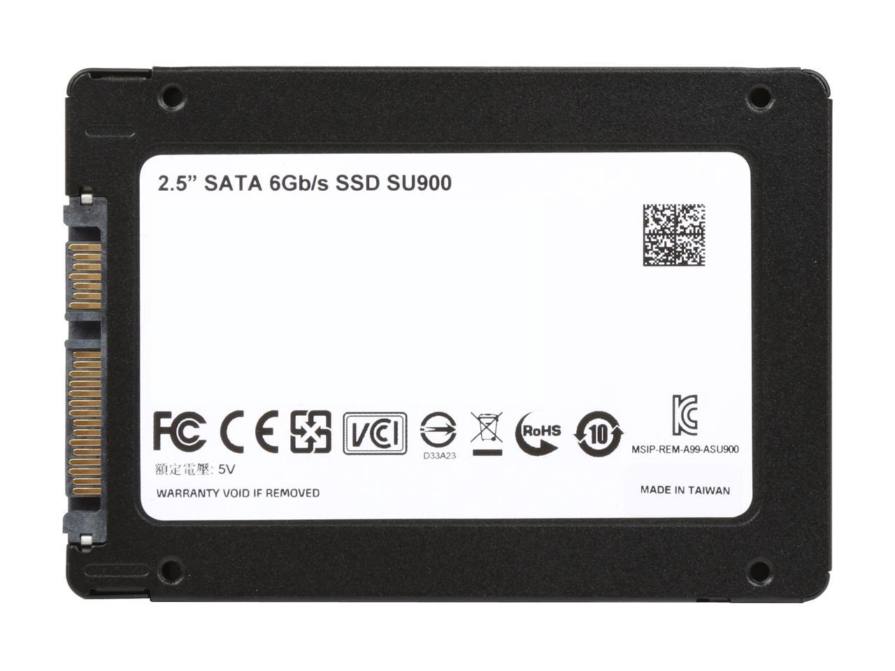 ADATA Ultimate SU900 2.5" 256GB SATA III 3-D Vertical Internal Solid State Drive (SSD) ASU900SS-256GM-C