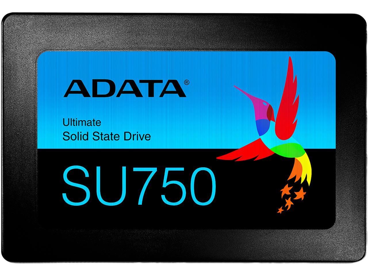 ADATA Ultimate SU750 2.5" 512GB SATA III 3D TLC Internal Solid State Drive (SSD) ASU750SS-512GT-C