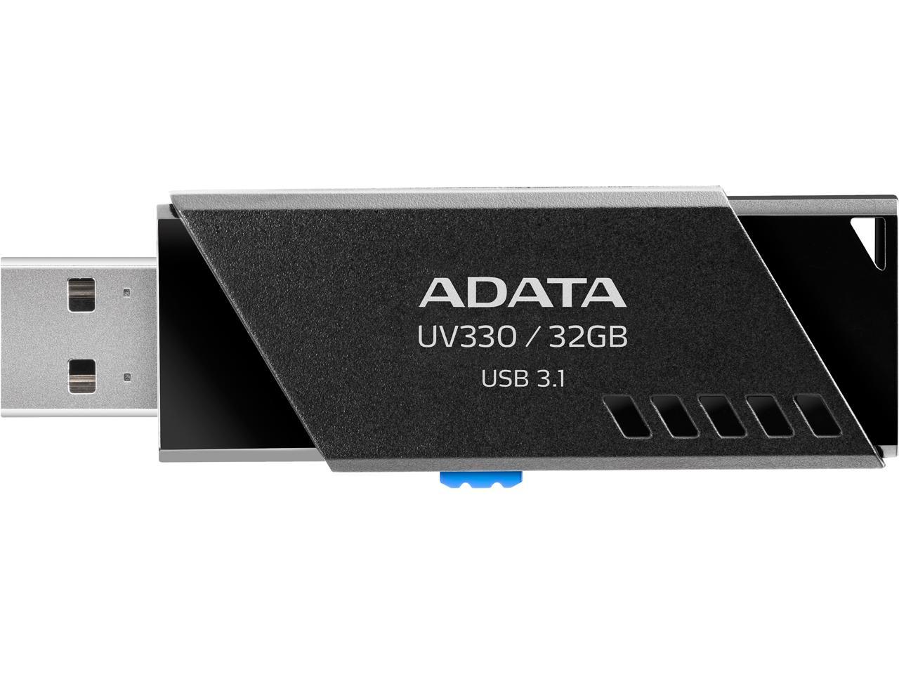 ADATA 32GB UV330 USB 3.1 Flash Drive (AUV330-32G-RBK)