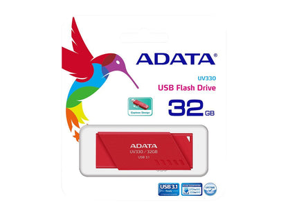 ADATA 32GB UV330 USB 3.1 Flash Drive (AUV330-32G-RRD)