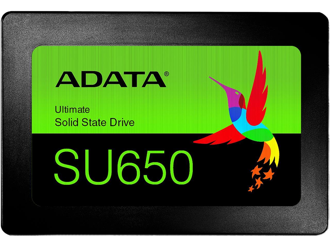 ADATA Ultimate SU650 2.5" 240GB SATA III 3D NAND Internal Solid State Drive (SSD) ASU650SS-240GT-R