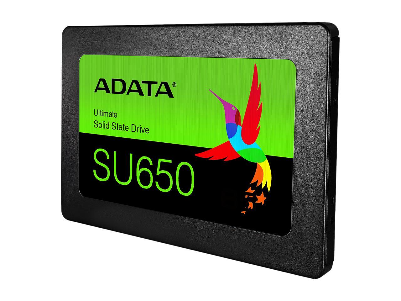 ADATA Ultimate SU650 2.5" 240GB SATA III 3D NAND Internal Solid State Drive (SSD) ASU650SS-240GT-R