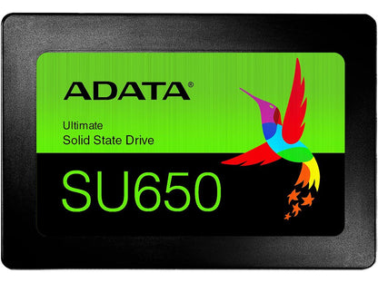 ADATA Ultimate SU650 2.5" 120GB SATA III 3D NAND Internal Solid State Drive (SSD) ASU650SS-120GT-R