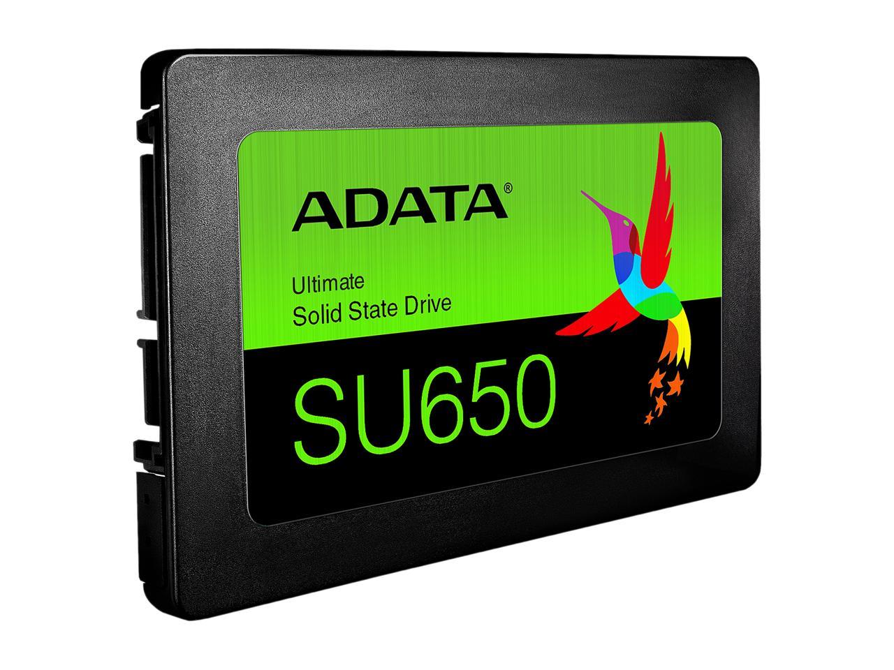 ADATA Ultimate SU650 2.5" 120GB SATA III 3D NAND Internal Solid State Drive (SSD) ASU650SS-120GT-R