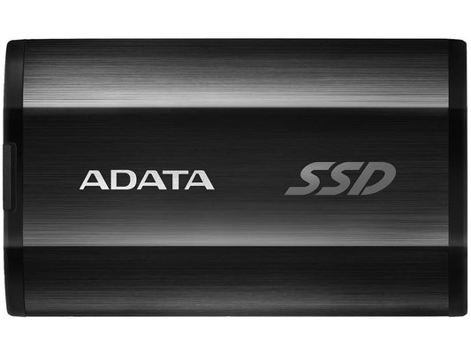 ADATA SE800 1TB IP68 Rugged - Up to 1000 MB/s- SuperSpeed USB 3.2 Gen 2 USB-C External Portable SSD Black (ASE800-1TU32G2-CBK)