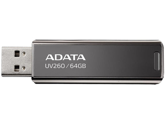 ADATA 64GB UV260 USB 2.0 Flash Drive (AUV260-64G-RBK)