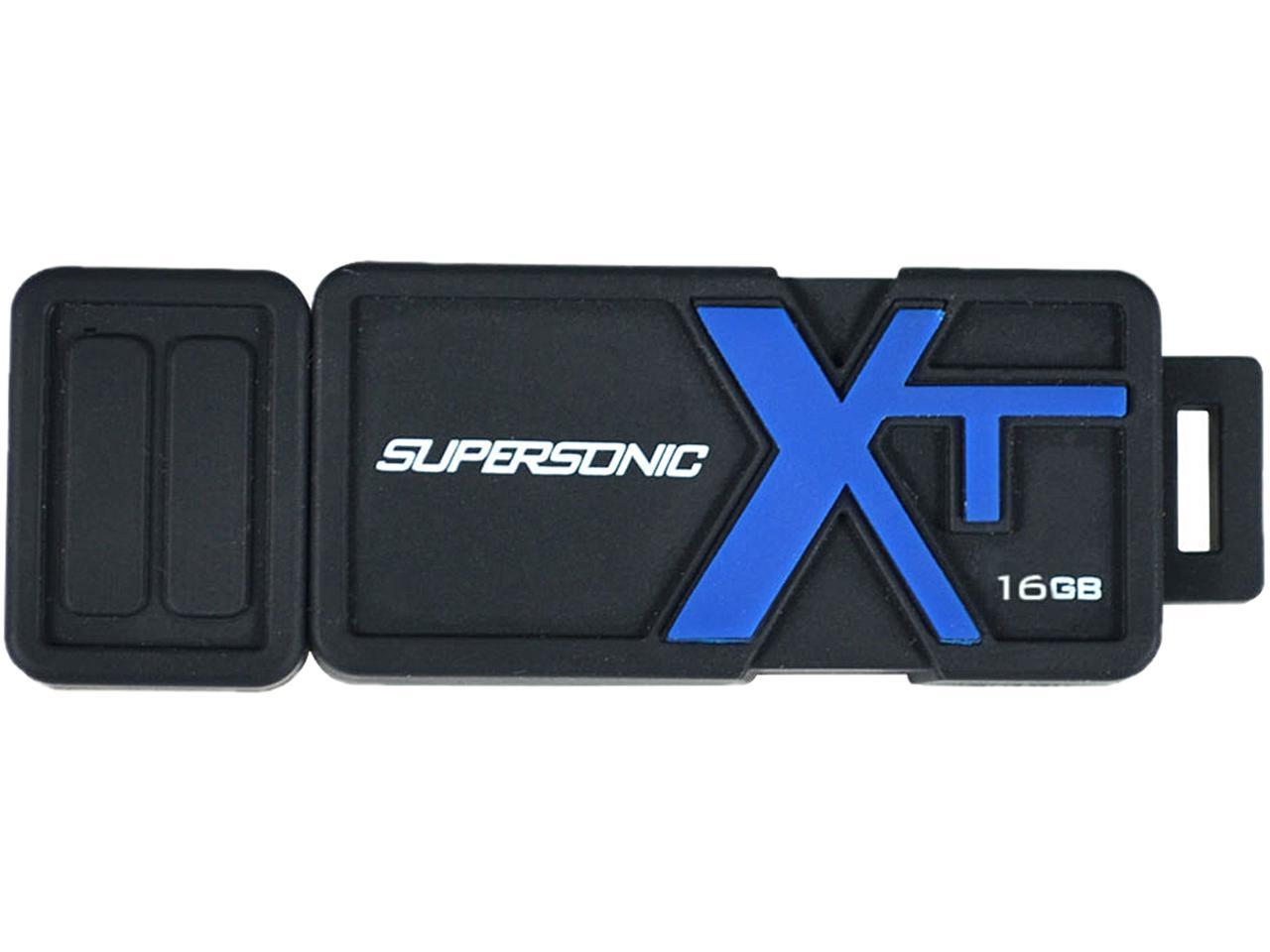 Patriot 16GB Supersonic Boost XT USB 3.0 Flash Drive, Speed Up to 90MB/s Durable Rubber Housing (PEF16GSBUSB)