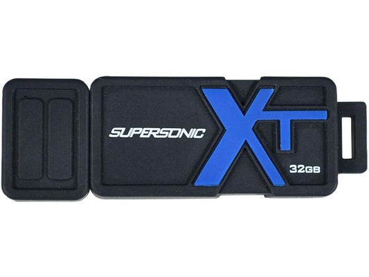 Patriot 32GB Supersonic Boost XT USB 3.0 Flash Drive, Speed Up to 150MB/s Durable Rubber Housing (PEF32GSBUSB)