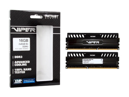 Patriot Viper 3 16GB (2 x 8GB) 240-Pin DDR3 SDRAM DDR3 1600 (PC3 12800) Desktop Memory Model PV316G160C9K