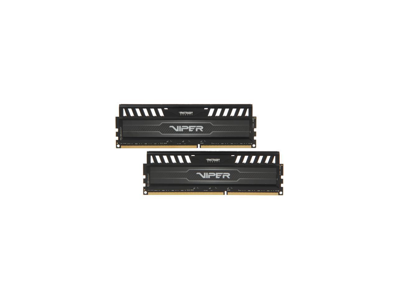 Patriot Viper 3 16GB (2 x 8GB) 240-Pin DDR3 SDRAM DDR3 1866 (PC3 15000) Desktop Memory Model PV316G186C0K