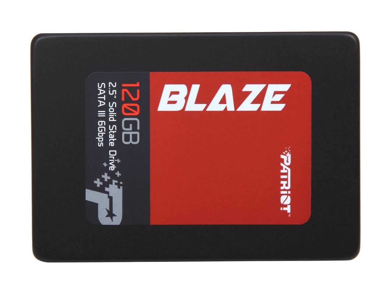 Patriot Blaze 2.5" 120GB SATA III Internal Solid State Drive (SSD) PB120GS25SSDR