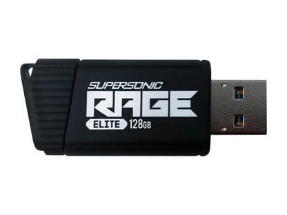 Patriot Supersonic Rage Elite 128GB USB 3.1, Gen. 1 (USB 3.0) Flash Drive Model PEF128GSRE3USB