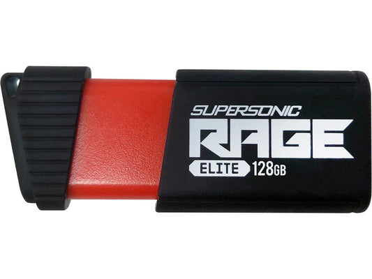 Patriot Supersonic Rage Elite 128GB USB 3.1, Gen. 1 (USB 3.0) Flash Drive Model PEF128GSRE3USB