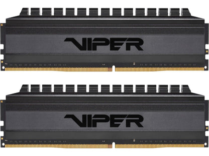 Patriot Viper 4 Blackout Series 16GB (2 x 8GB) 288-Pin DDR4 SDRAM DDR4 3200 (PC4 25600) AMD Compatible Desktop Memory Model PVB416G320C6K