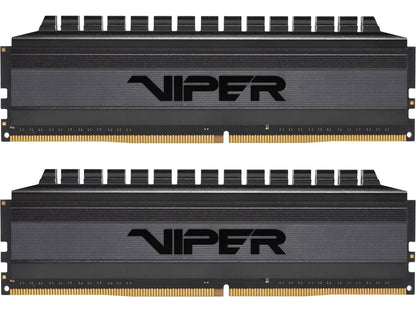 Patriot Viper 4 Blackout Series 16GB (2 x 8GB) 288-Pin DDR4 SDRAM DDR4 4000 (PC4 32000) Intel XMP 2.0 Desktop Memory Model PVB416G400C9K, AMD Compatible