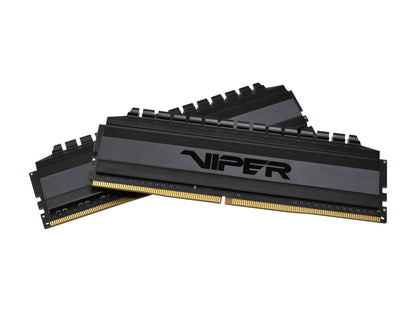 Patriot Viper 4 Blackout Series 16GB (2 x 8GB) 288-Pin DDR4 SDRAM DDR4 4133 (PC4 33000) Intel XMP 2.0 Desktop Memory Model PVB416G413C8K, AMD Compatible