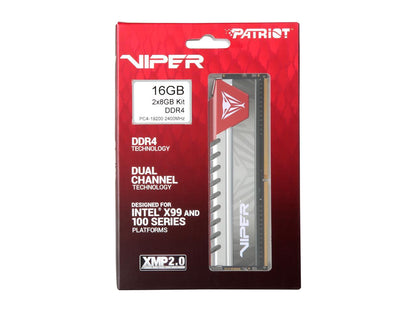 Patriot Viper Elite 16GB (2 x 8GB) 288-Pin DDR4 SDRAM DDR4 2400 (PC4 19200) Desktop Memory Model PVE416G240C5KRD