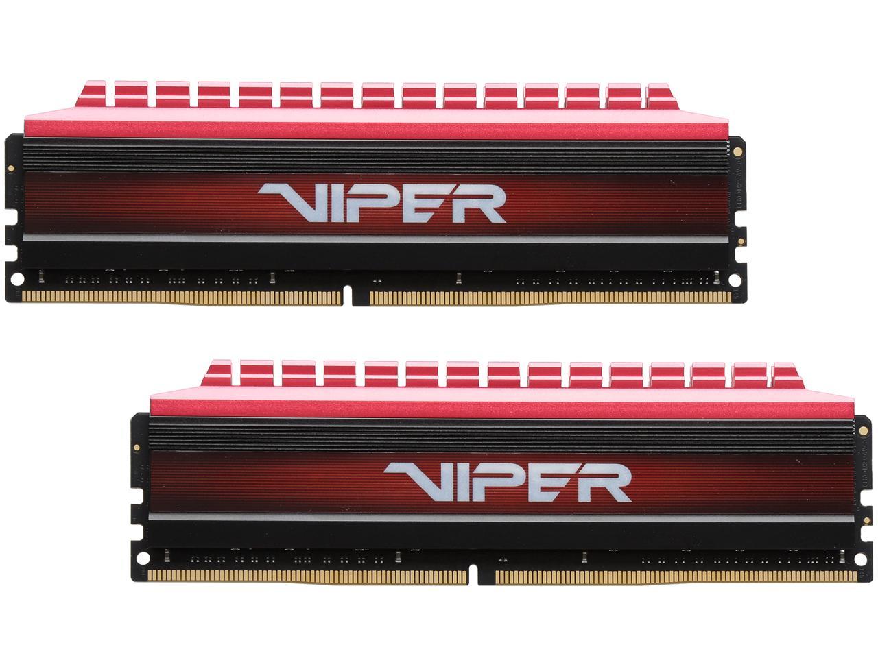 Patriot Viper 4 32GB (2 x 16GB) 288-Pin DDR4 SDRAM DDR4 3000 (PC4 24000) Desktop Memory Model PV432G300C6K