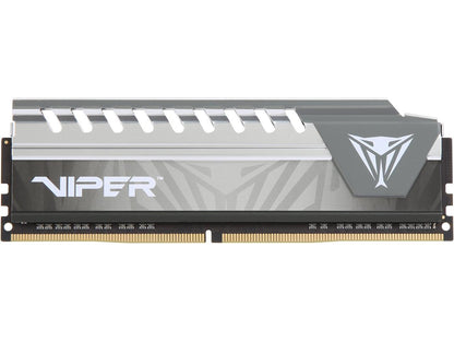 Patriot Viper Elite 16GB (1 x 16GB) DDR4 2400MHz DRAM (Desktop Memory) CL16 1.2V Grey DIMM (288-pin) Extreme Performance Memory PVE416G240C6GY (Intel XMP, AMD Ryzen)