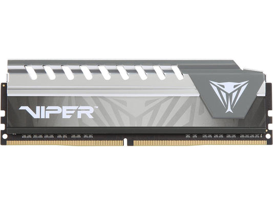 Patriot Viper Elite 16GB (1 x 16GB) DDR4 2400MHz DRAM (Desktop Memory) CL16 1.2V Grey DIMM (288-pin) Extreme Performance Memory PVE416G240C6GY (Intel XMP, AMD Ryzen)