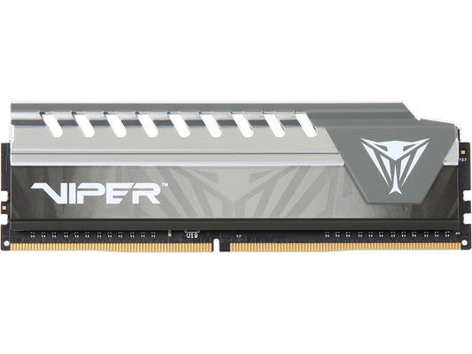 Patriot Viper Elite 4GB (1 x 4GB) DDR4 2400MHz DRAM (Desktop Memory) CL16 1.2V Grey DIMM (288-pin) Extreme Performance Memory PVE44G240C6GY (Intel XMP, AMD Ryzen)