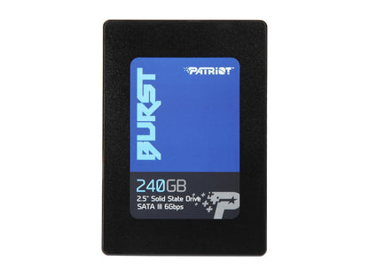 Patriot Burst 2.5" 240GB SATA III Internal Solid State Drive (SSD) PBU240GS25SSDR