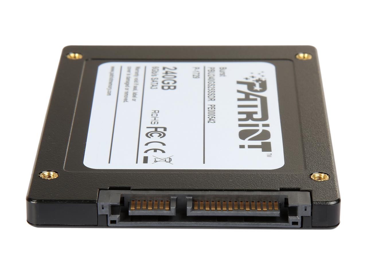 Patriot Burst 2.5" 240GB SATA III Internal Solid State Drive (SSD) PBU240GS25SSDR