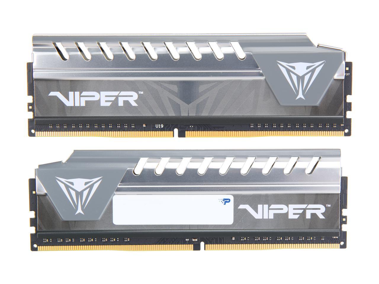 Patriot Viper Elite 16GB (2 x 8GB) 288-Pin DDR4 SDRAM DDR4 2666 (PC4 21300) Desktop Memory Model PVE416G266C6KGY