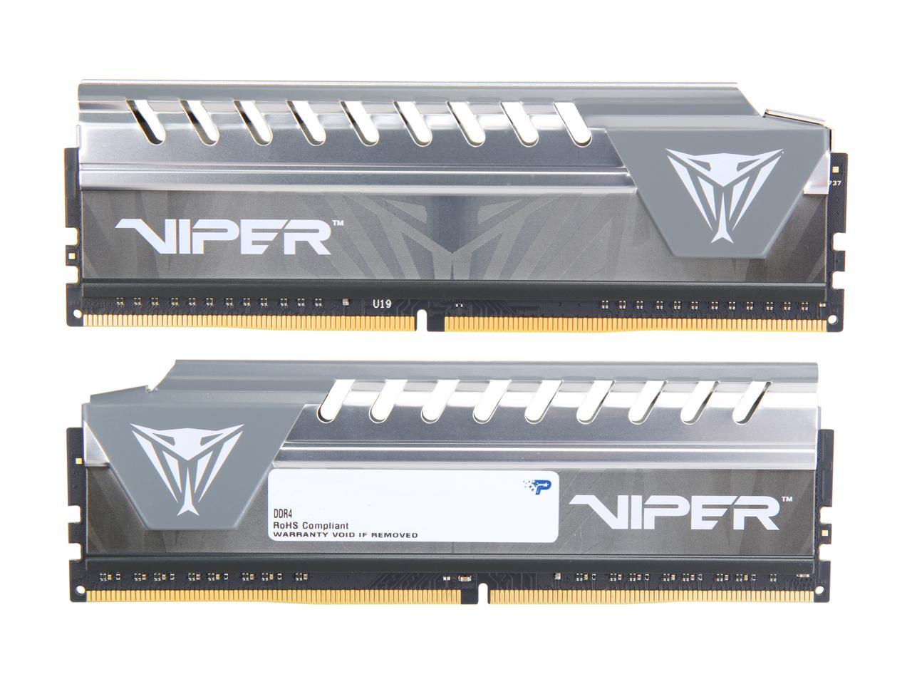 Patriot Viper Elite 32GB (2 x 16GB) 288-Pin DDR4 SDRAM DDR4 2666 (PC4 21300) Intel XMP 2.0 Desktop Memory Model PVE432G266C6KGY
