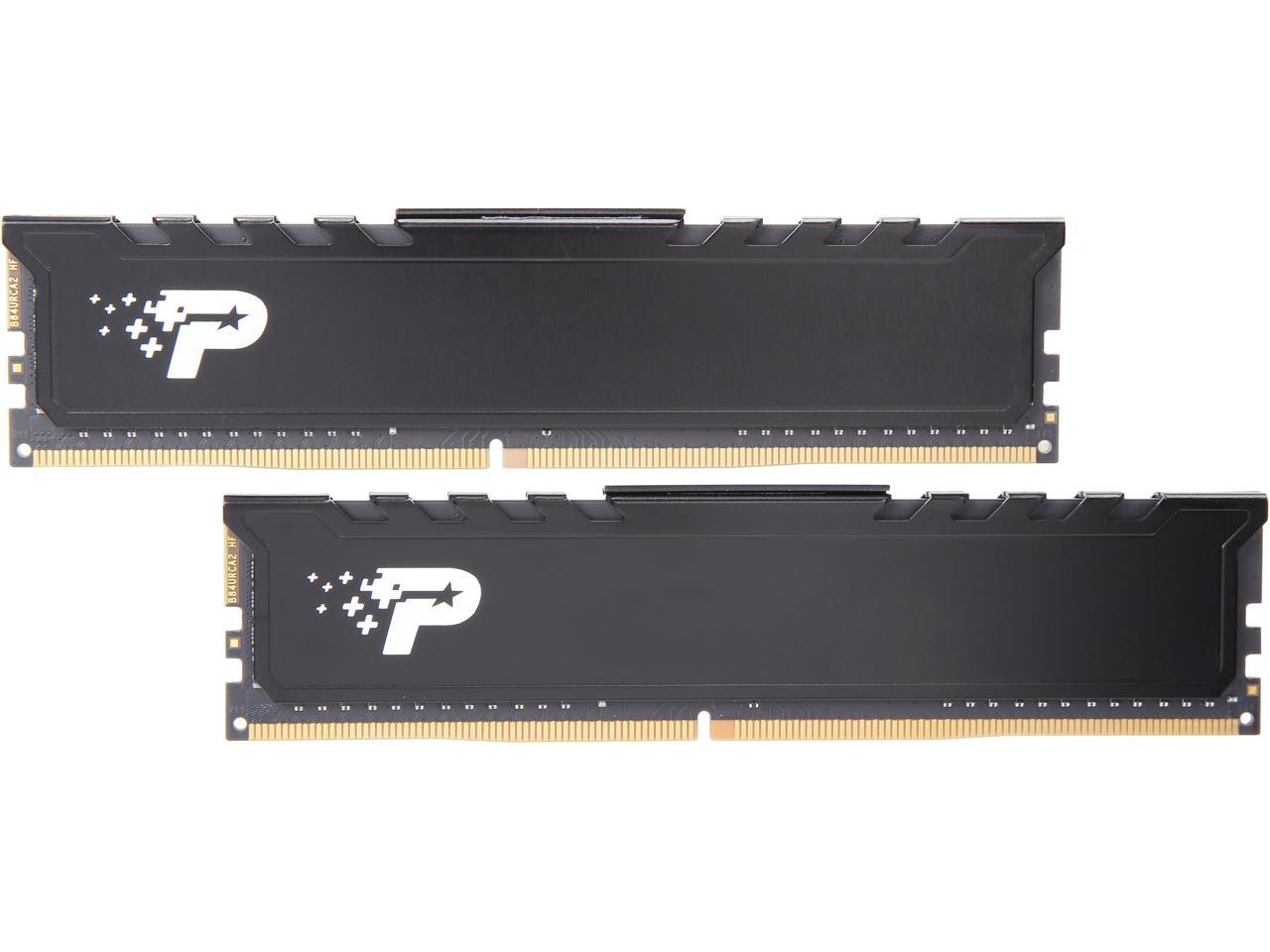 Patriot Signature Line Premium 16GB (2 x 8GB) 288-Pin DDR4 SDRAM DDR4 2400 (PC4 19200) Desktop Memory Model PSP416G2400KH1