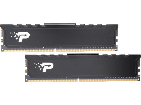 Patriot Signature Line Premium 16GB (2 x 8GB) 288-Pin DDR4 SDRAM DDR4 2400 (PC4 19200) Desktop Memory Model PSP416G2400KH1