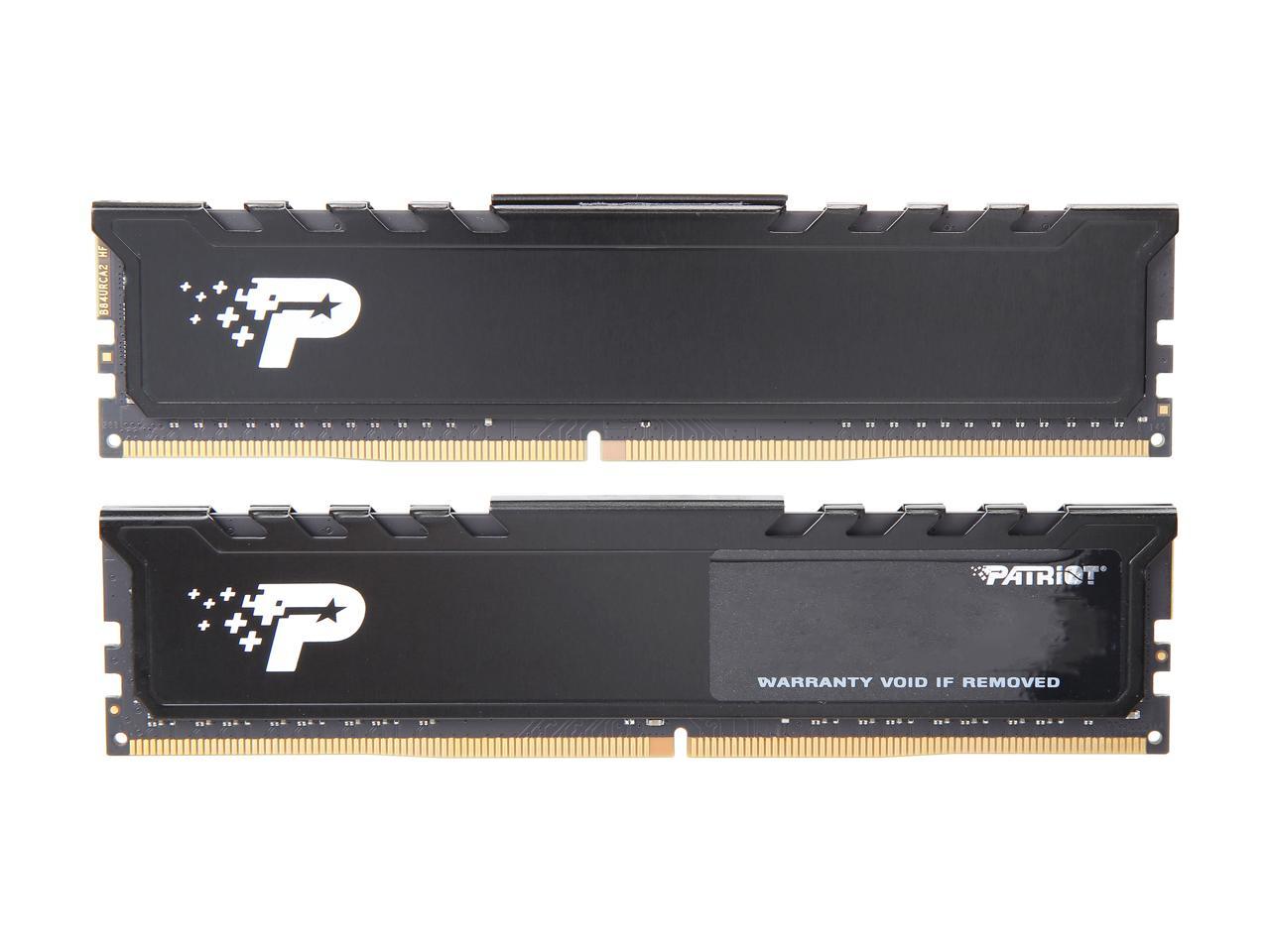 Patriot Signature Line Premium 16GB (2 x 8GB) 288-Pin DDR4 SDRAM DDR4 2400 (PC4 19200) Desktop Memory Model PSP416G2400KH1