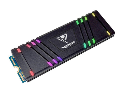 Patriot VPR100 RGB M.2 2280 512GB PCIe Gen3 x4, NVMe 1.3 Internal Solid State Drive (SSD) VPR100-512GM28H