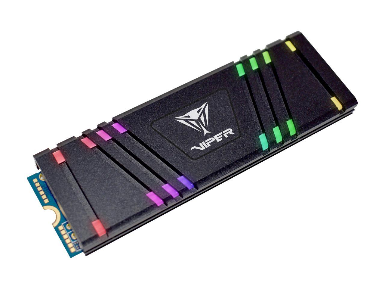 Patriot VPR100 RGB M.2 2280 1TB PCIe Gen3 x4, NVMe 1.3 Internal Solid State Drive (SSD) VPR100-1TBM28H