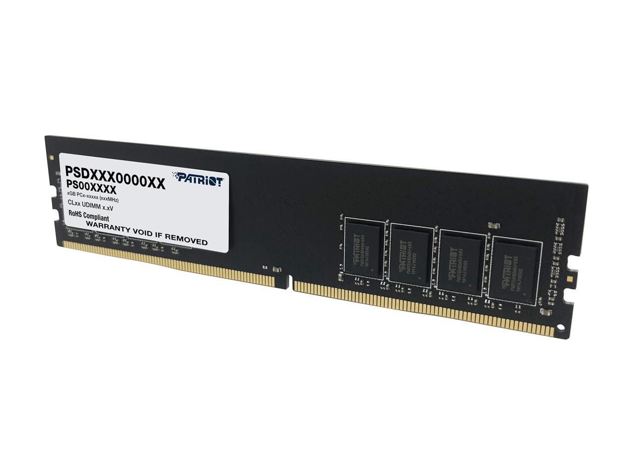 Patriot Signature Line 32GB 288-Pin DDR4 SDRAM DDR4 2666 (PC4 21300) Desktop Memory Model PSD432G26662