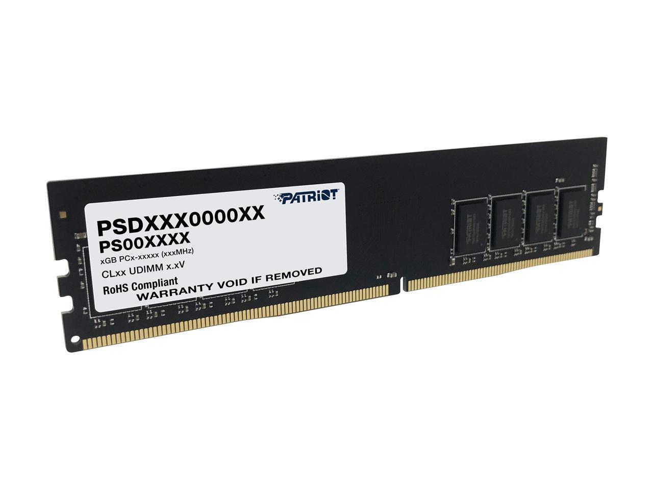 Patriot Signature Line 16GB 288-Pin DDR4 SDRAM DDR4 3200 (PC4 25600) Desktop Memory Model PSD416G320081