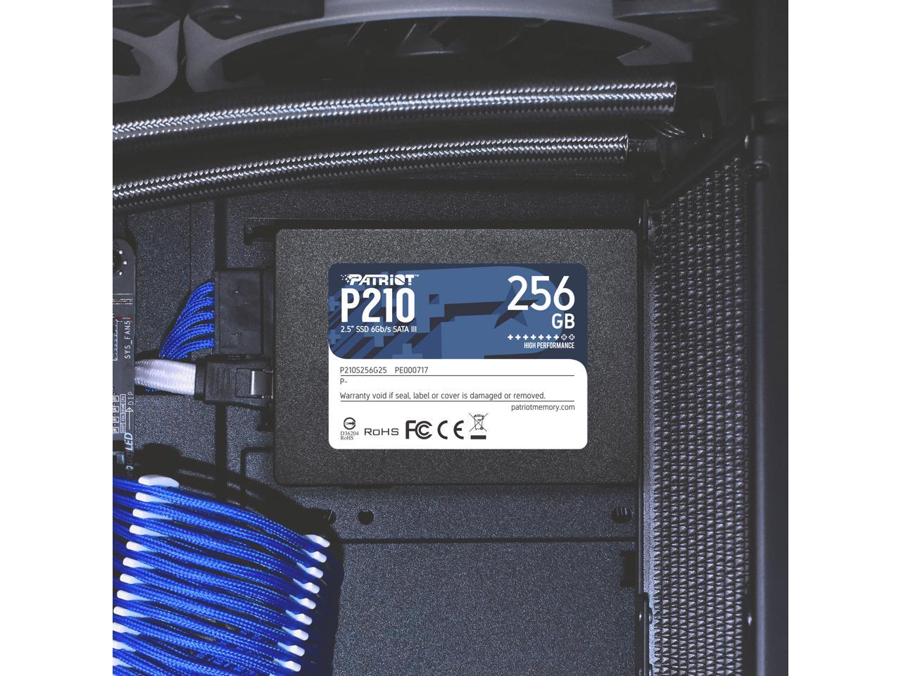 Patriot P210 2.5" 256GB SATA III Internal Solid State Drive (SSD) P210S256G25