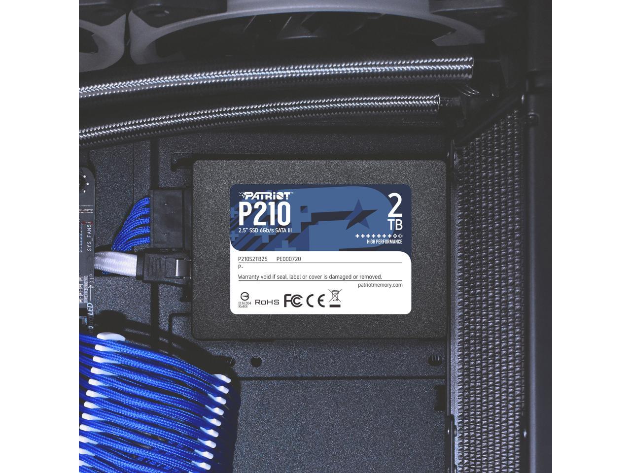Patriot P210 2.5" 2TB SATA III Internal Solid State Drive (SSD) P210S2TB25