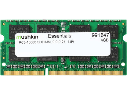 Mushkin Enhanced 4GB 204-Pin DDR3 SO-DIMM DDR3 1333 (PC3 10666) Laptop Memory Model 991647