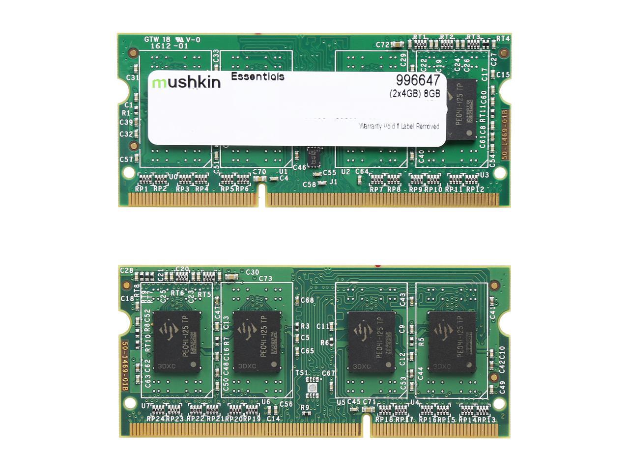 Mushkin Enhanced 128MB 204-Pin DDR3 SO-DIMM DDR3 1333 (PC3 10666) Dual Channel Kit Laptop Memory Model 996647