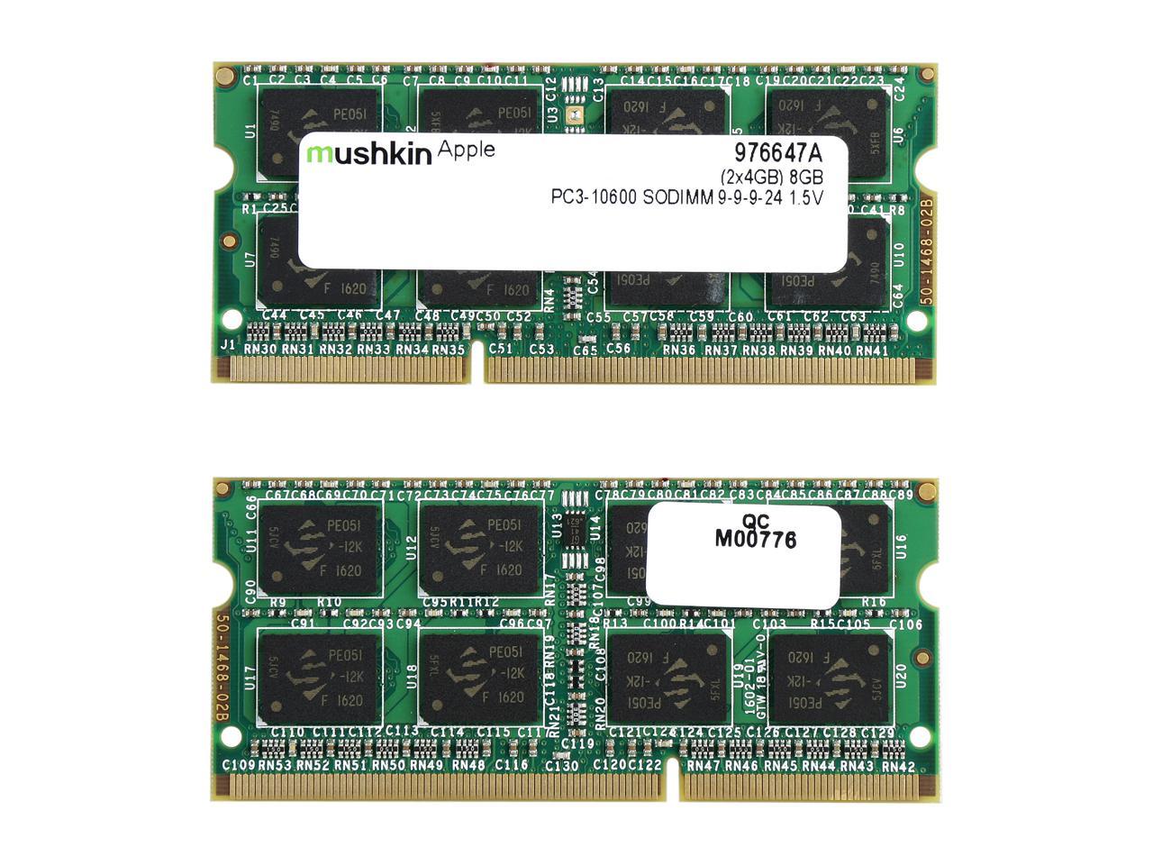 Mushkin 8GB (2 x 4GB) DDR3 1333 (PC3 10600) Memory for Apple Model 976647A