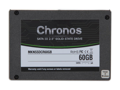 Mushkin Chronos 2.5" 60GB SATA III Asynchronous MLC Internal Solid State Drive (SSD) MKNSSDCR60GB