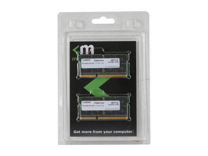Mushkin Enhanced Essentials 16GB (2 x 8GB) 204-Pin DDR3 SO-DIMM DDR3 1066 (PC3 8500) Laptop Memory Model 997019